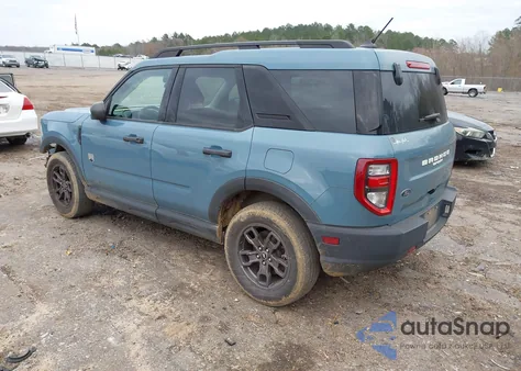 2021 Ford Bronco Sport Big Bend z USA, uszkodzony, nr VIN 3FMCR9B65MRA75500